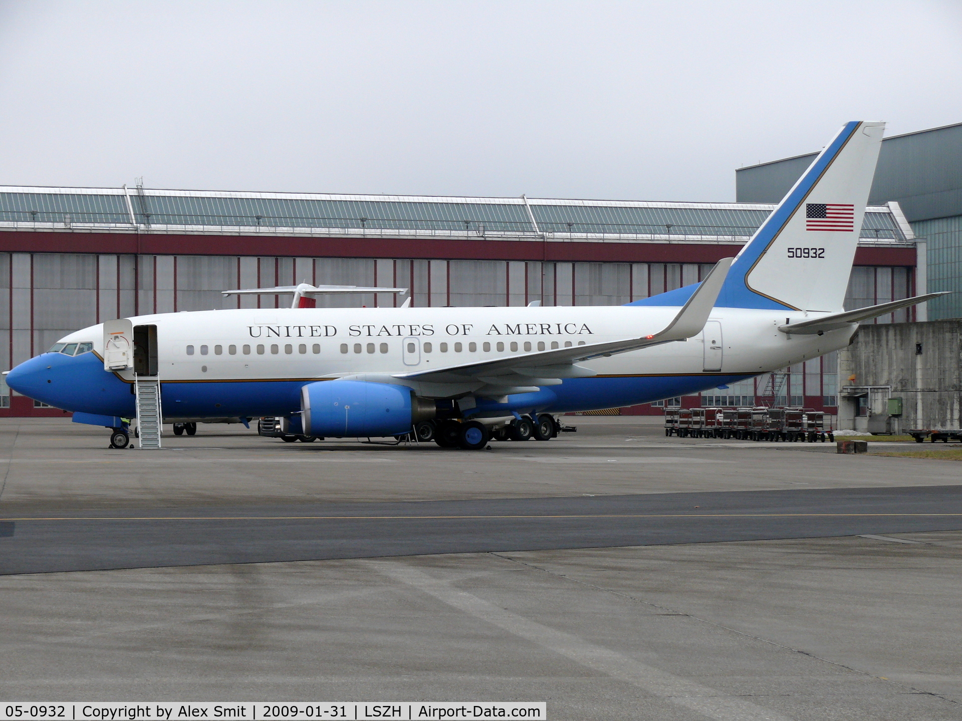 05-0932, 2006 Boeing C-40C Clipper (737-7BC BBJ) C/N 34808, Boeing B737-7DM/BBJ/C-40C 05-0932 United States of America