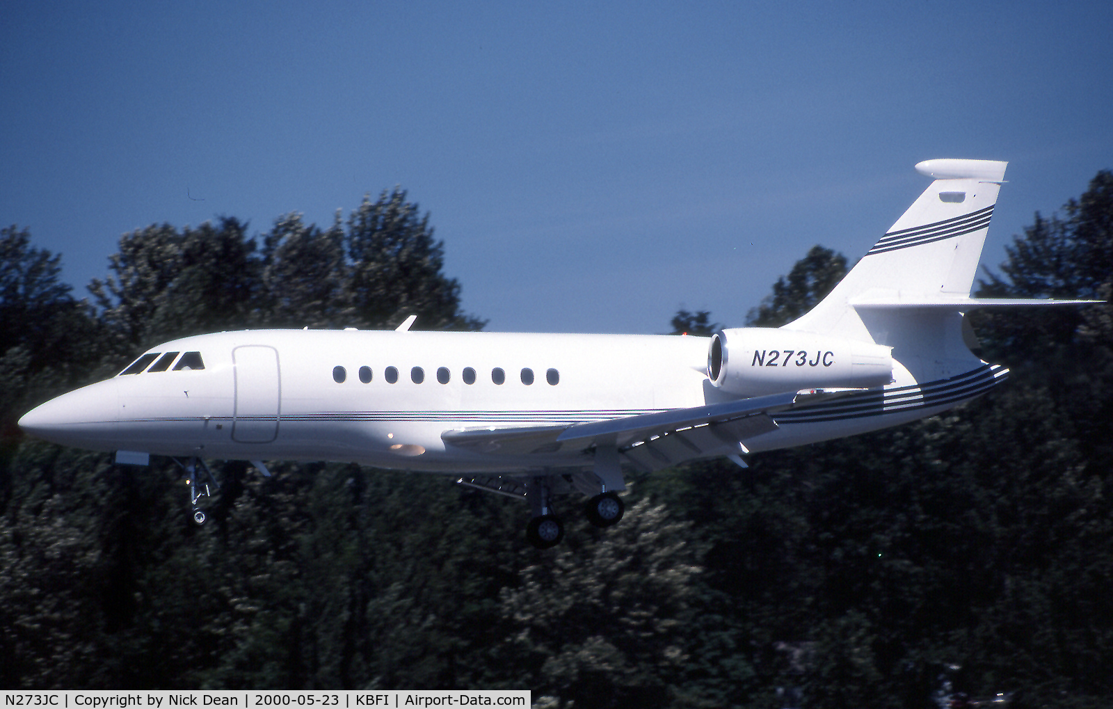 N273JC, 1999 Dassault Falcon 2000 C/N 73, KBFI