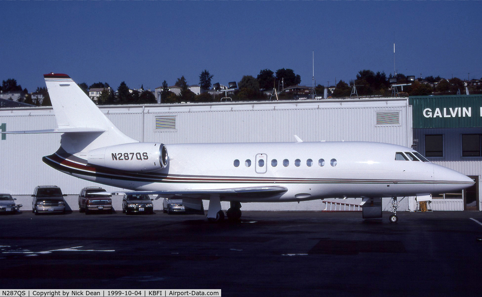 N287QS, 1999 Dassault Falcon 2000 C/N 87, KBFI