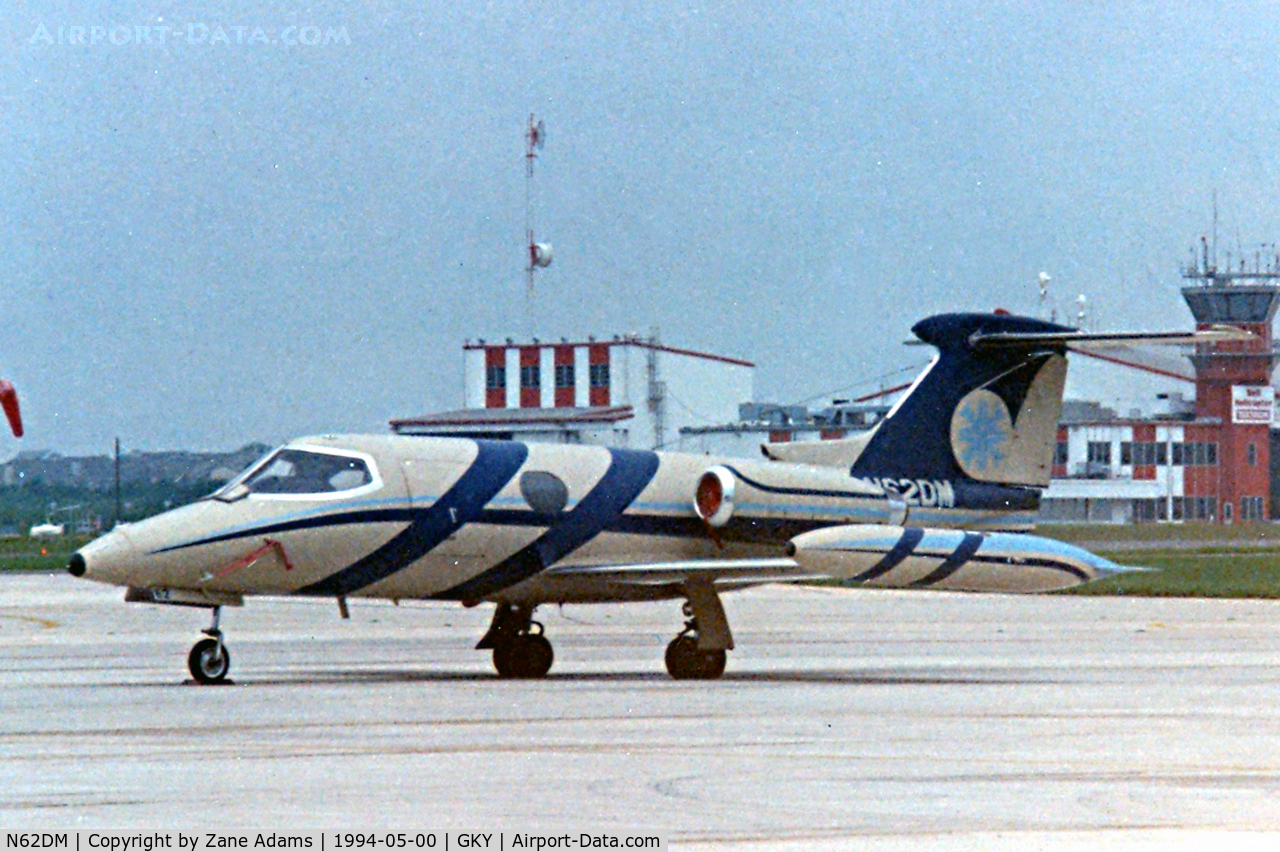 N62DM, 1972 Gates Learjet 25B C/N 82, At Arlington Municipal