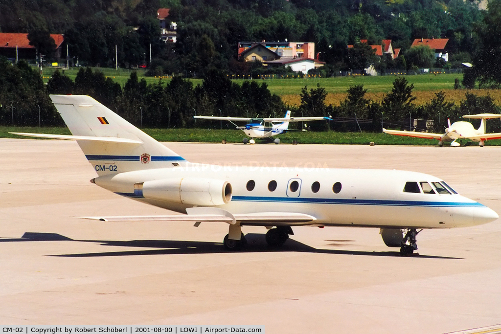 CM-02, 1973 Dassault Falcon (Mystere) 20E C/N 278, Flight to INN/LOWI