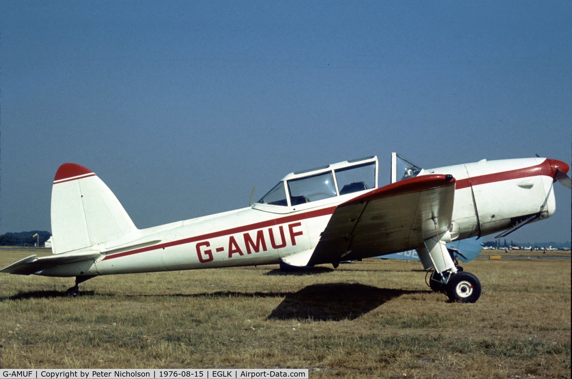 G-AMUF, 1952 De Havilland DHC-1 Chipmunk 21 C/N C1/0832, Attended the Blackbushe Fly-in.