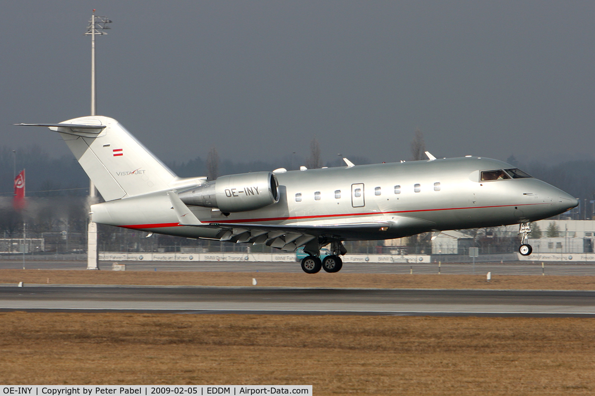OE-INY, 2006 Bombardier Challenger 604 (CL-600-2B16) C/N 5644, MUC