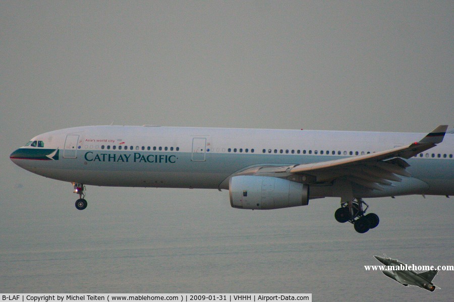 B-LAF, 2007 Airbus A330-342X C/N 855, Cathay Pacific