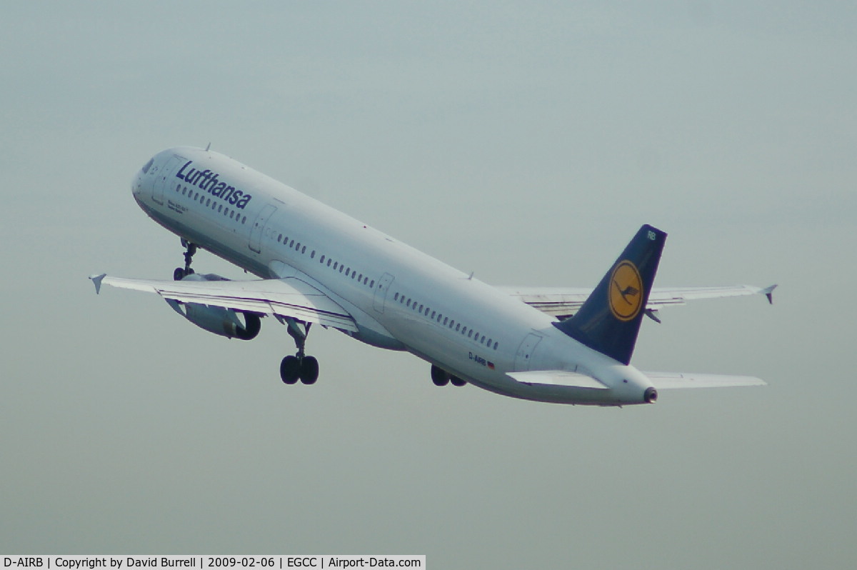 D-AIRB, 1993 Airbus A321-131 C/N 0468, Lufthansa - Taking Off