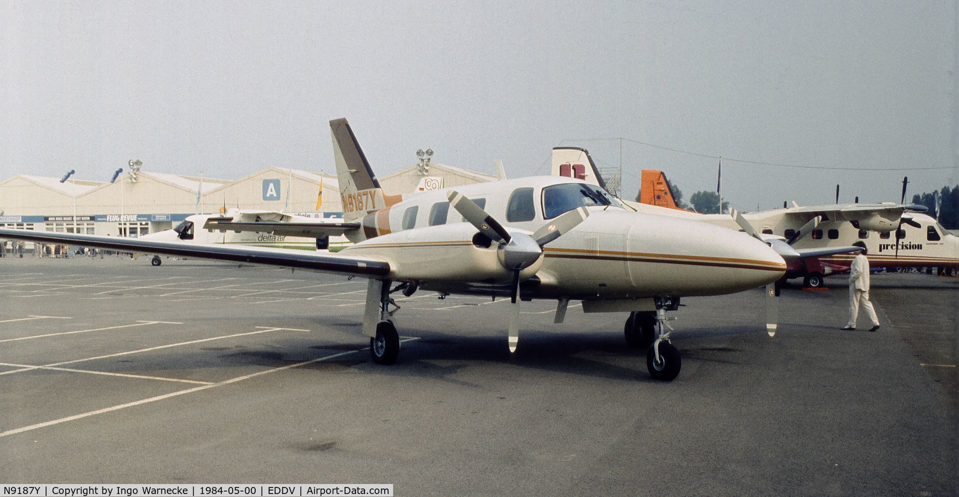 N9187Y, Piper PA-31P-350 Mojave Mojave C/N 31P8414003, Piper PA-31P at the ILA 1984, Hannover