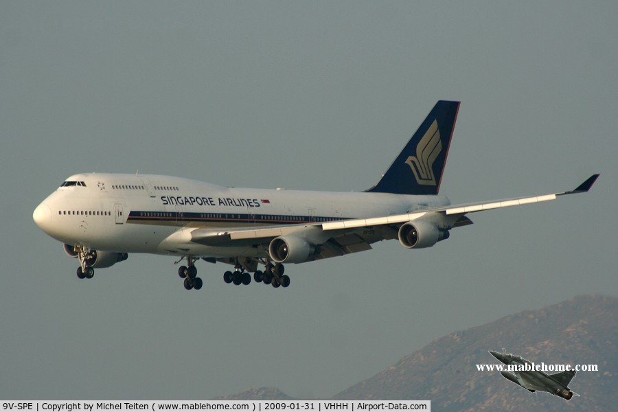 9V-SPE, 1995 Boeing 747-412 C/N 26554, Singapore Airlines
