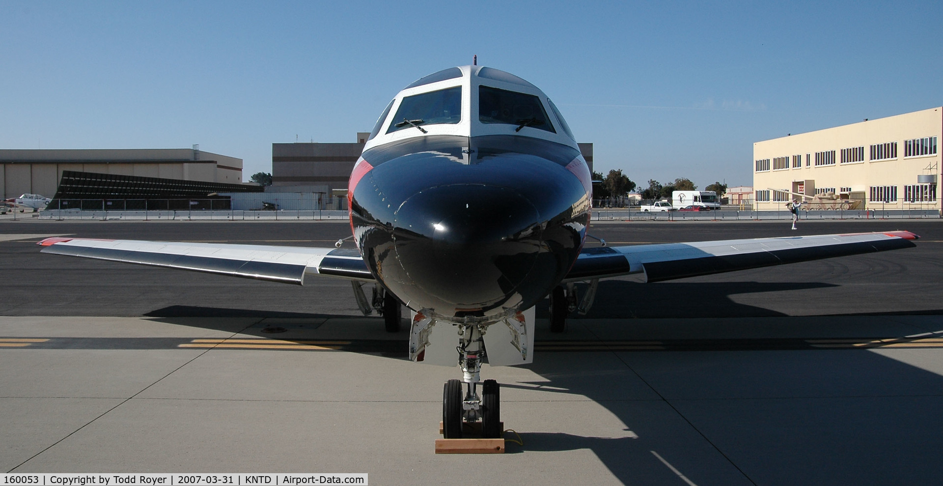 160053, North American Rockwell CT-39G (N-265) Sabreliner C/N 306-104, Point Mugu Airshow 2007