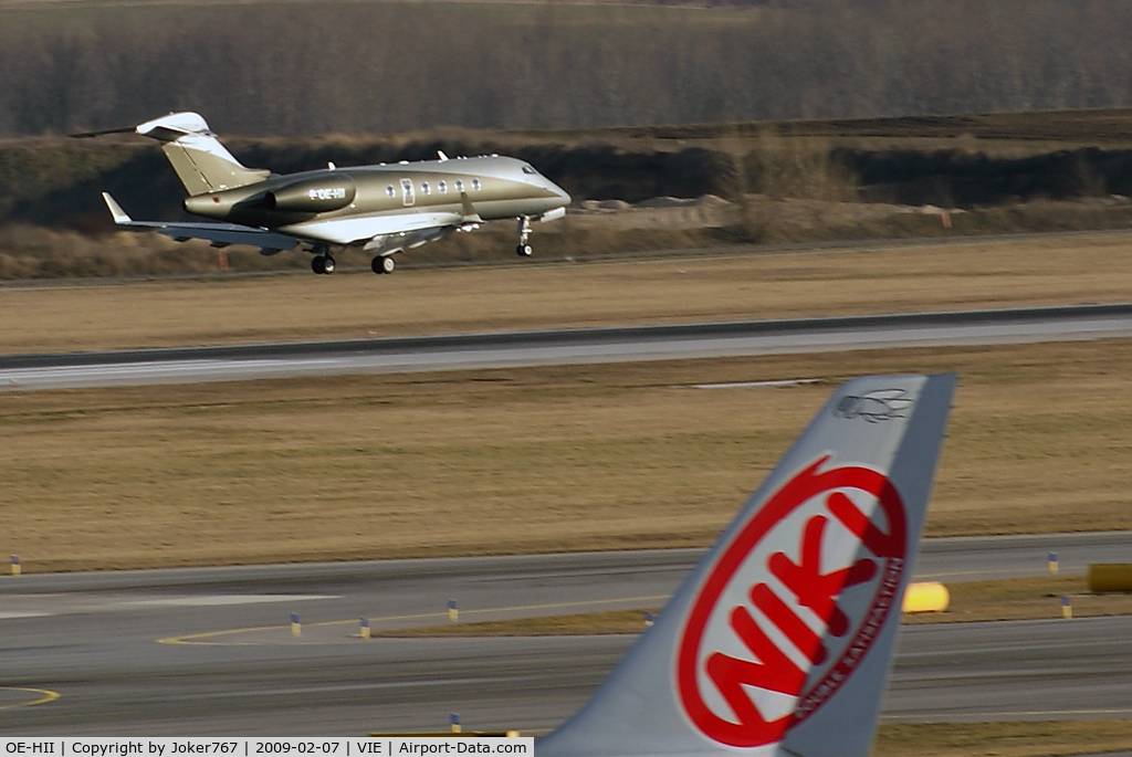 OE-HII, Bombardier Challenger 300 (BD-100-1A10) C/N 20111, Amira Air Bombardier BD-100-1A10 Challenger 300