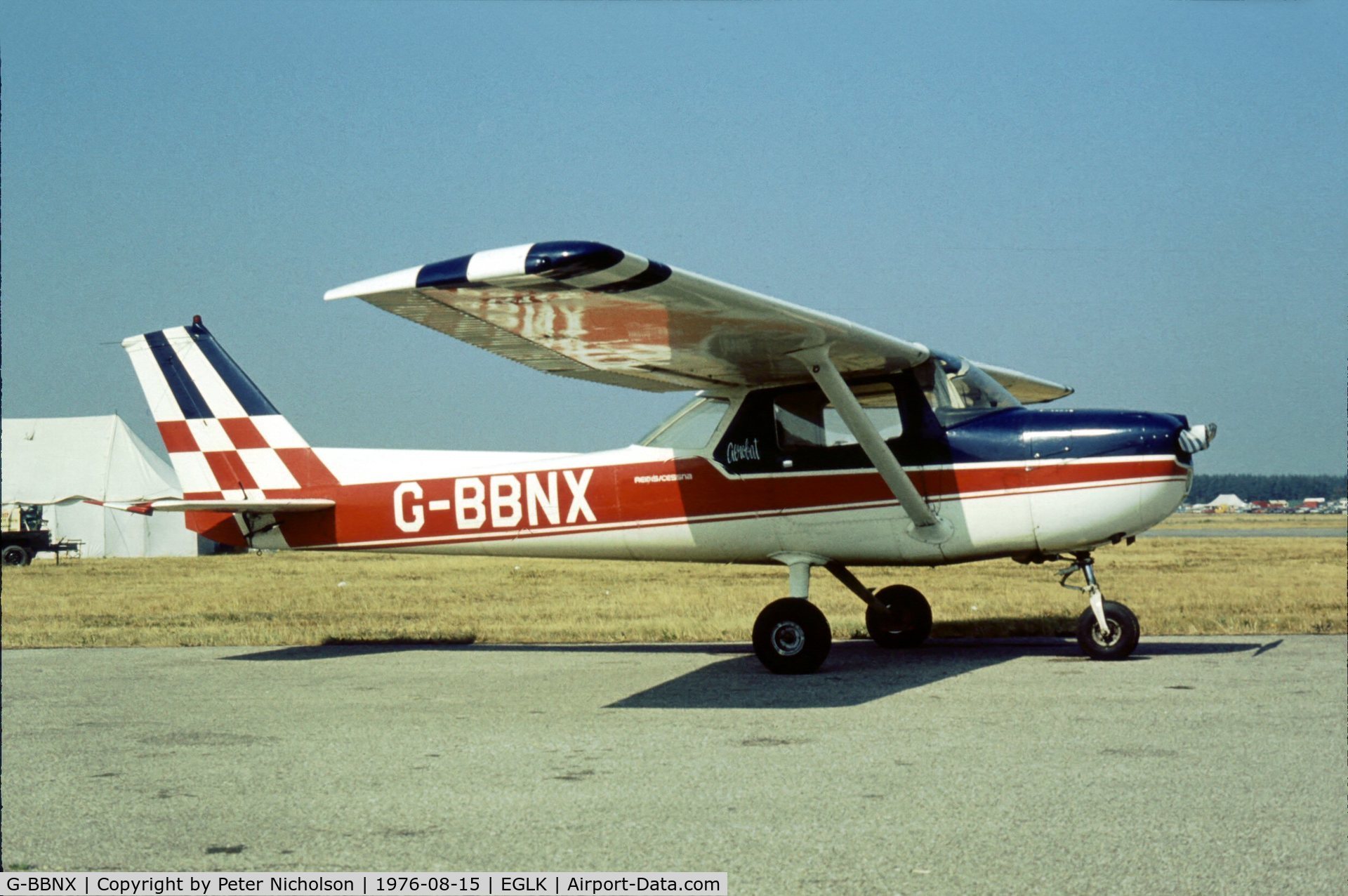 G-BBNX, 1973 Reims FRA150L Aerobat C/N 0219, Attended the 1976 Blackbushe Fly-in.