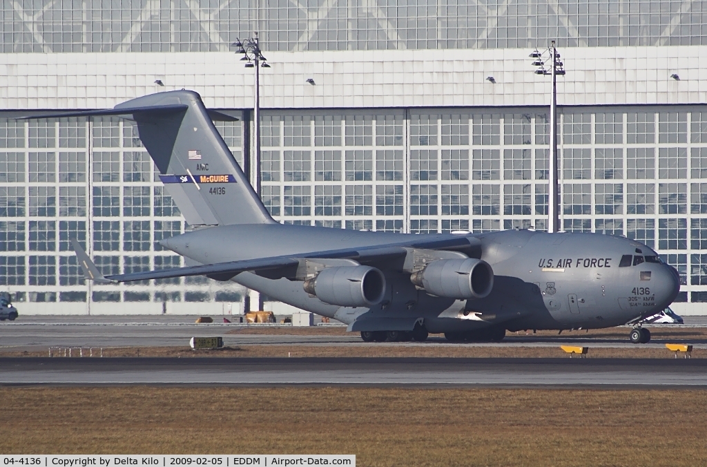04-4136, 2004 Boeing C-17A Globemaster III C/N P-136, C-17 Globemaster The 305th Air Mobility Wing  
