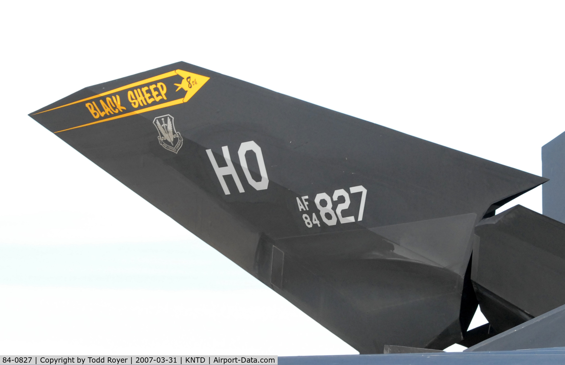 84-0827, 1984 Lockheed F-117A Nighthawk C/N A.4041, Point Mugu Airshow 2007