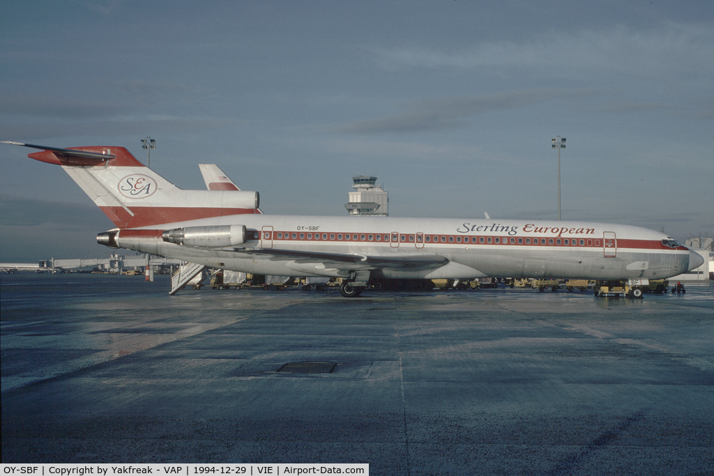 OY-SBF, 1980 Boeing 727-2J4F C/N 22080, Sterling European Boeing 727-200