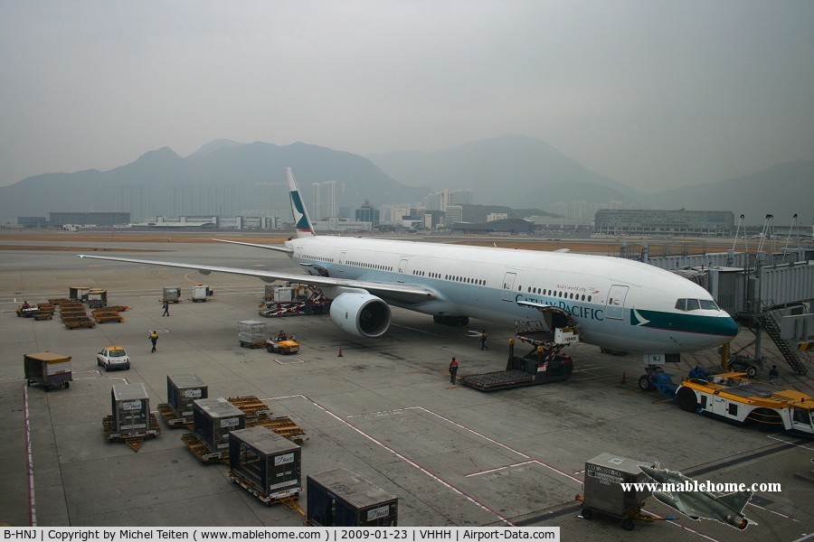B-HNJ, 1999 Boeing 777-367 C/N 27509, Cathay Pacific
