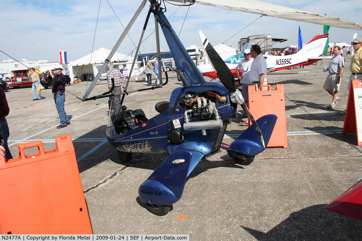 N2477A, 2007 Apollo Delta Jet AS-III 912S C/N USA200207, Apollo North America Delta Jet trike