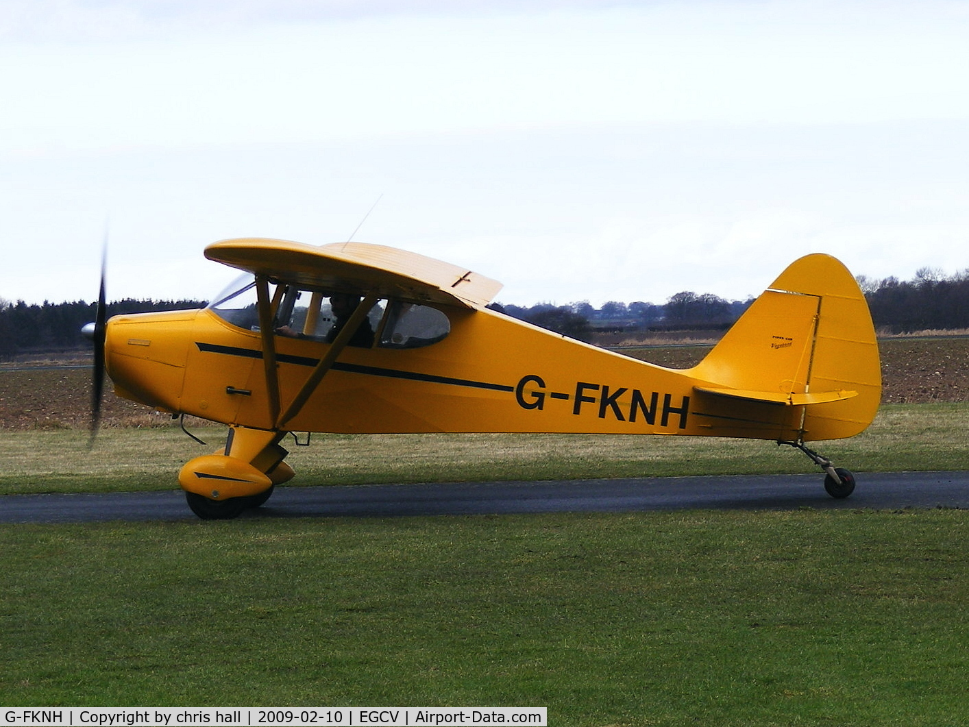 G-FKNH, 1948 Piper PA-15 Vagabond Vagabond C/N 15-291, Previous ID: CF-KNH