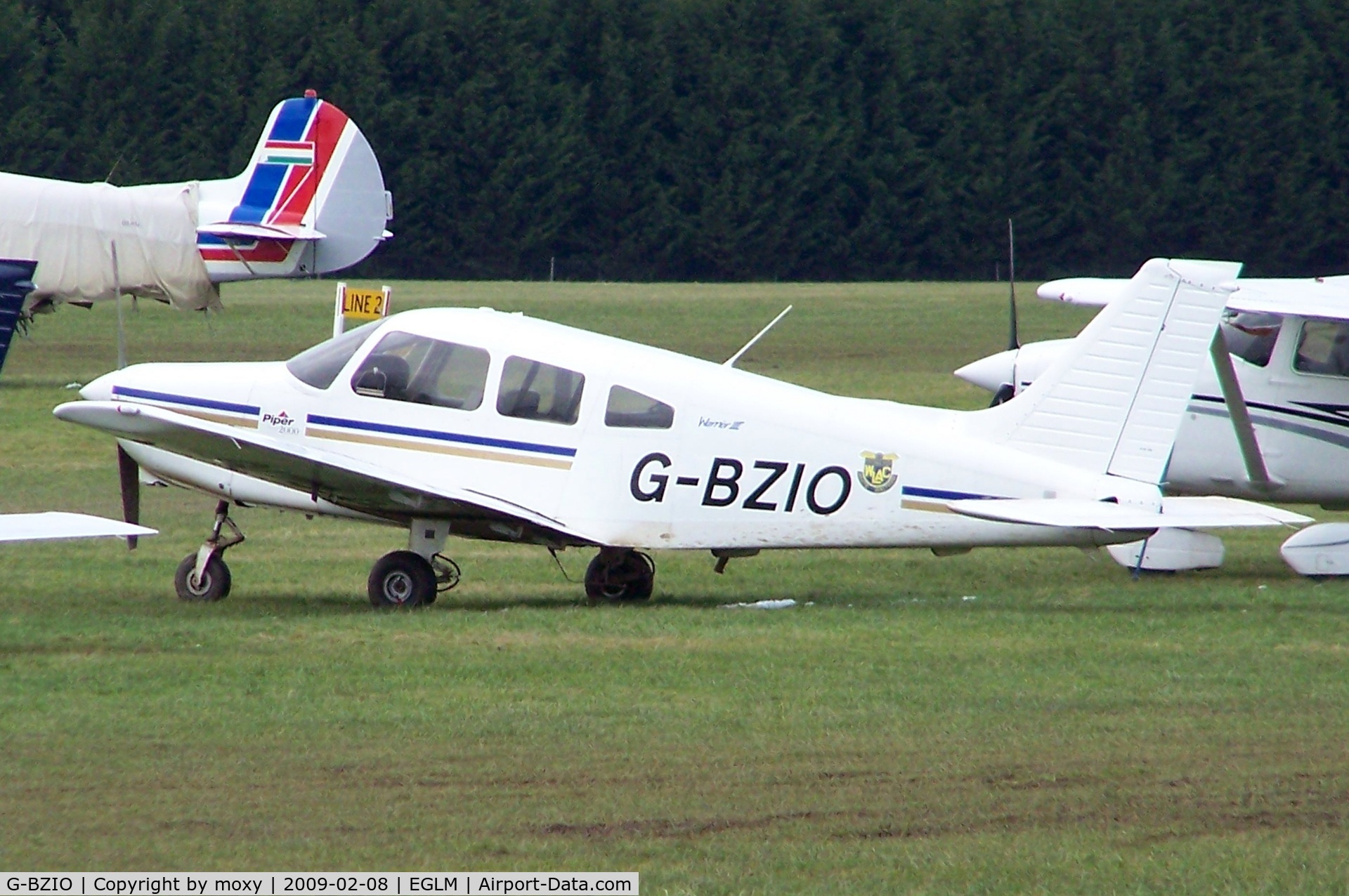 G-BZIO, 2000 Piper PA-28-161 Cherokee Warrior III C/N 2842085, Piper Warrior at White Waltham