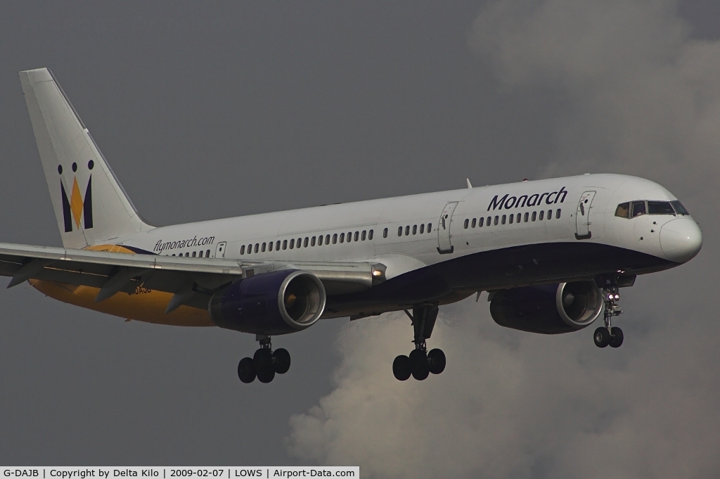 G-DAJB, 1987 Boeing 757-2T7 C/N 23770, Monarch Airlines