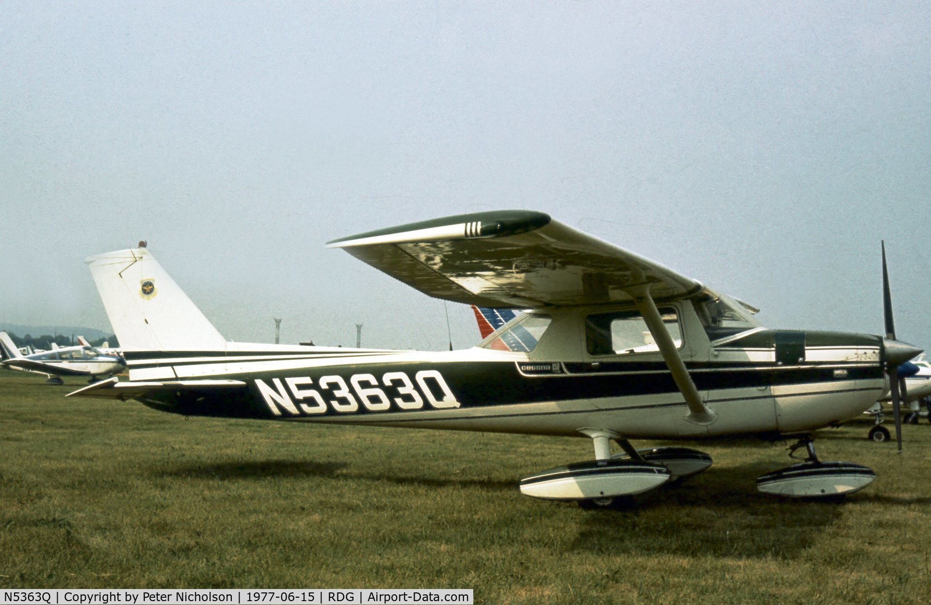 N5363Q, Cessna 150L C/N 15073263, This Commuter attended the 1977 Reading Airshow.