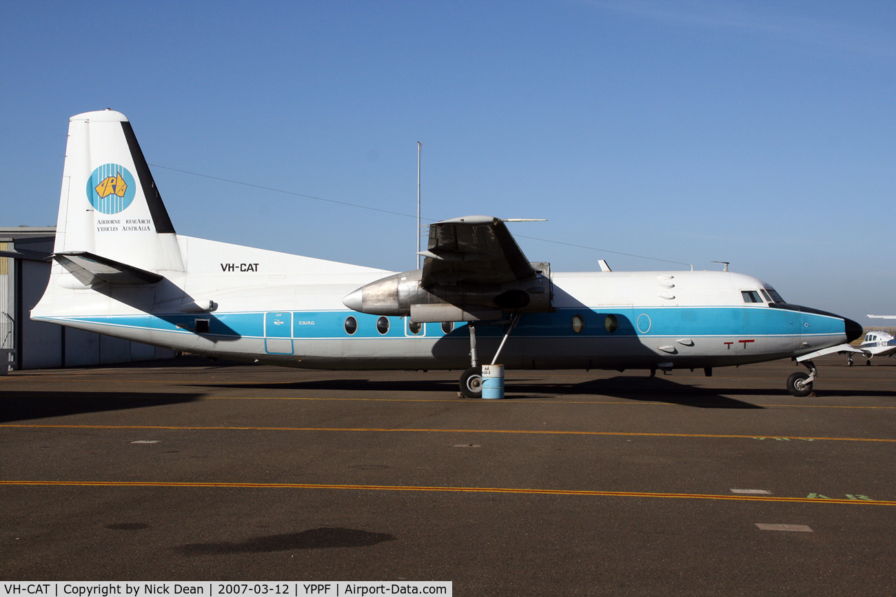 VH-CAT, 1959 Fokker F.27-100 Friendship C/N 10132, YPPF