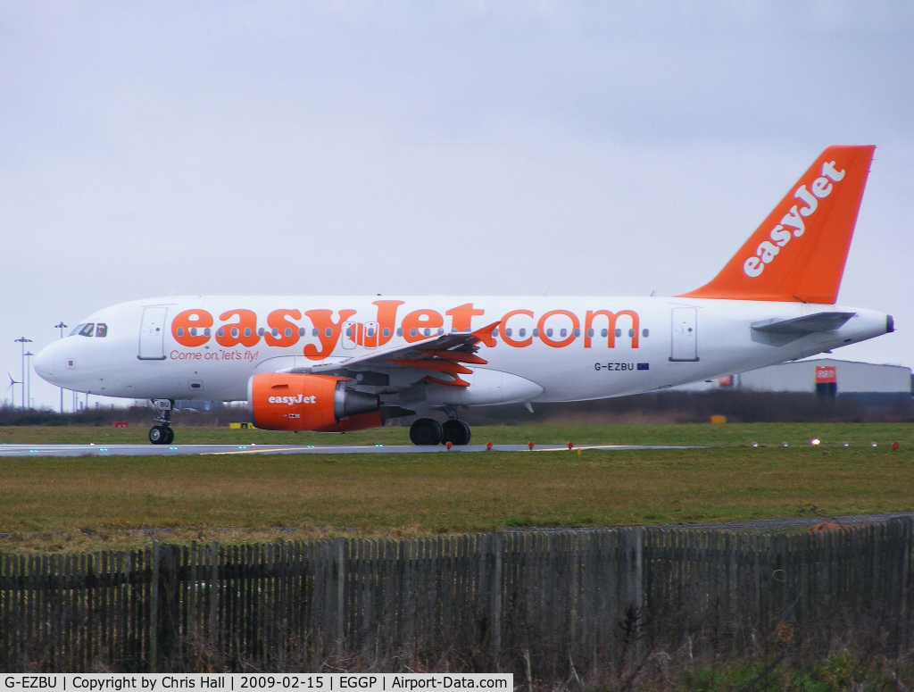 G-EZBU, 2007 Airbus A319-111 C/N 3118, easyJet