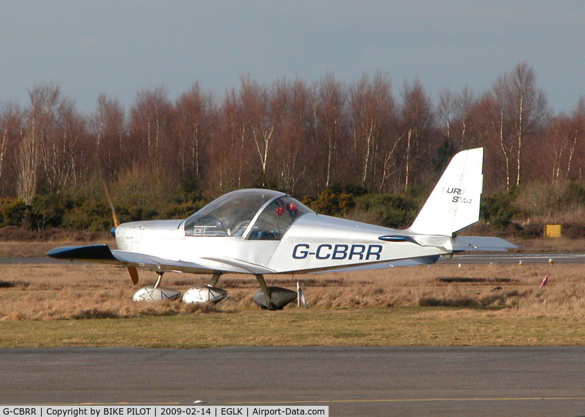G-CBRR, 2002 Aerotechnik EV-97 Eurostar C/N PFA 315-13919, EUROSTAR IN VISITORS A/C PARK