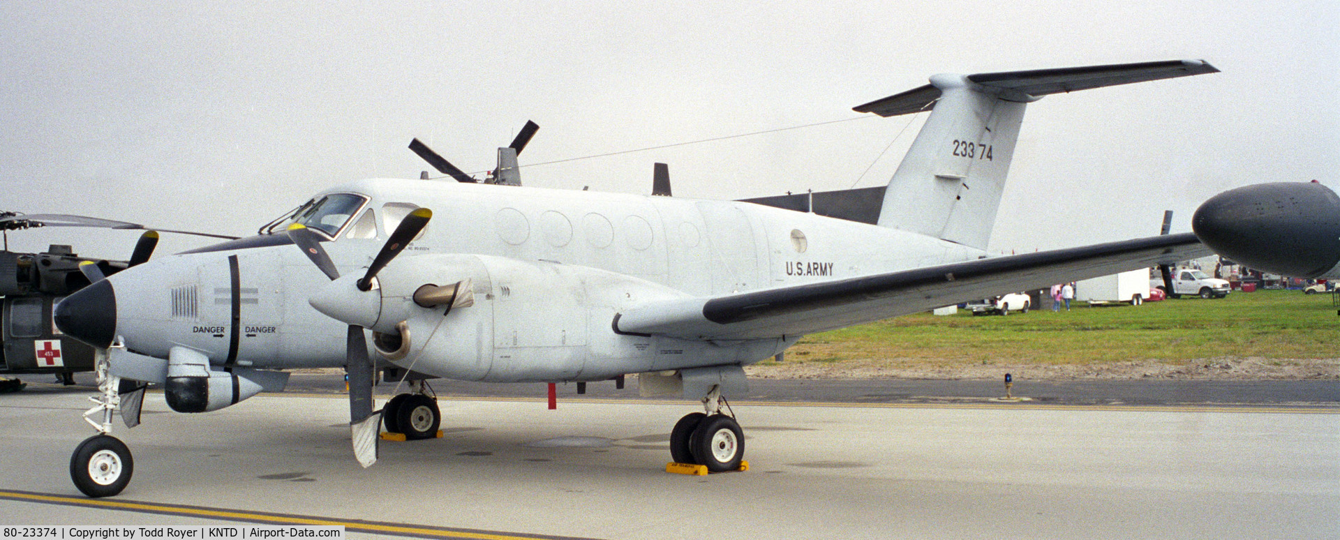 80-23374, Beech RC-12D Huron C/N BP-015, Point Mugu Airshow