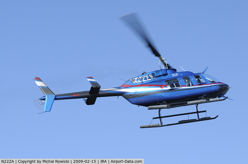 N22ZA, Bell 206L-3 LongRanger III C/N 51207, N22ZA over JRA