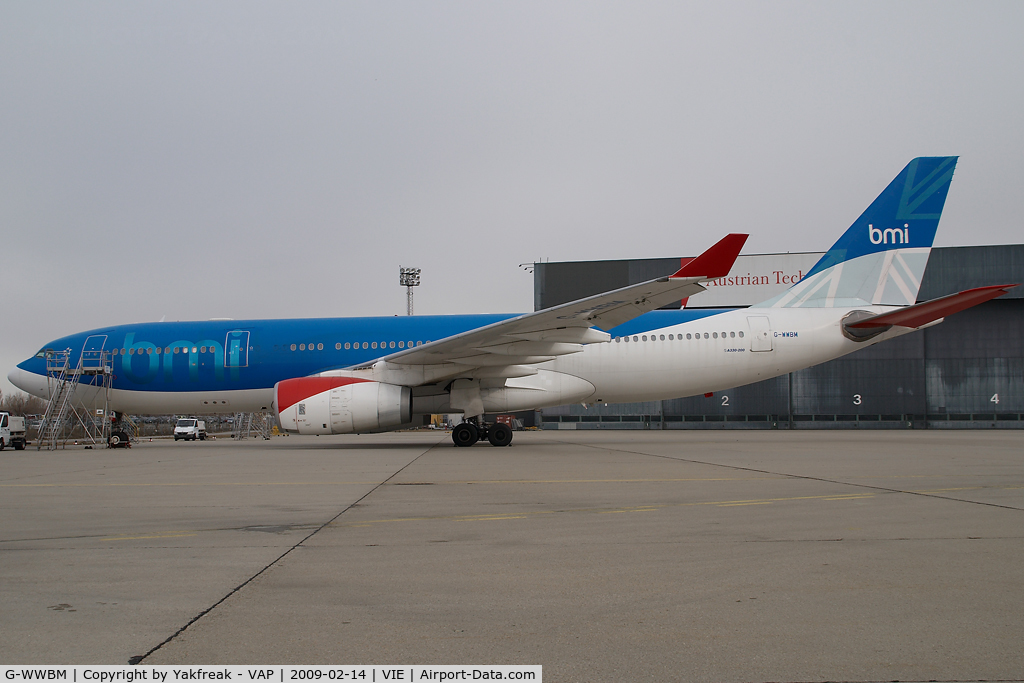 G-WWBM, 2001 Airbus A330-243 C/N 398, BMI Airbus 330-200