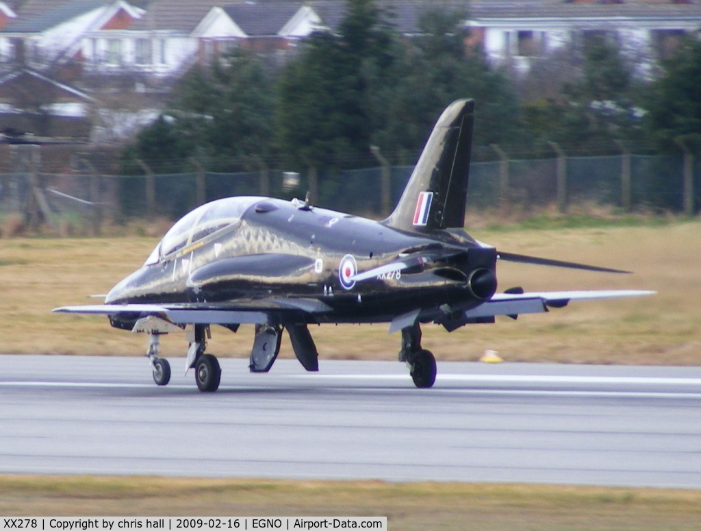 XX278, 1978 Hawker Siddeley Hawk T.1A C/N 103/312103, British Aerospace Hawk T.1A