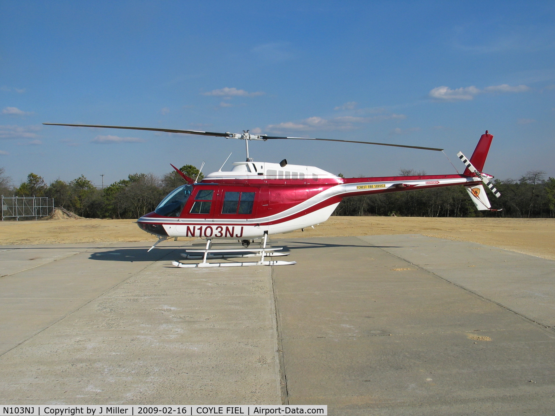 N103NJ, 1969 Bell 206A JetRanger C/N 361, New Jersey Forest Fire Service - Inservice Air Support