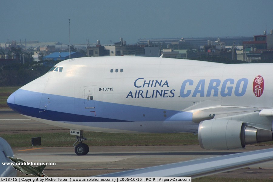 B-18715, 2003 Boeing 747-409F/SCD C/N 33731, China Airlines Cargo