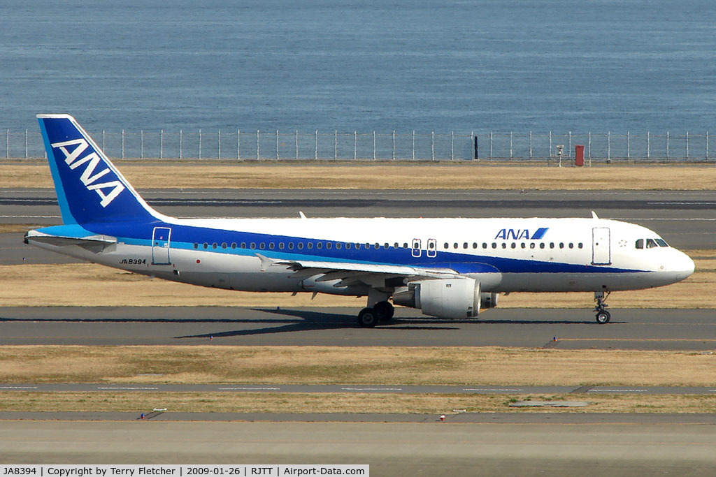 JA8394, Airbus A320-211 C/N 0383, ANA A320 at Haneda