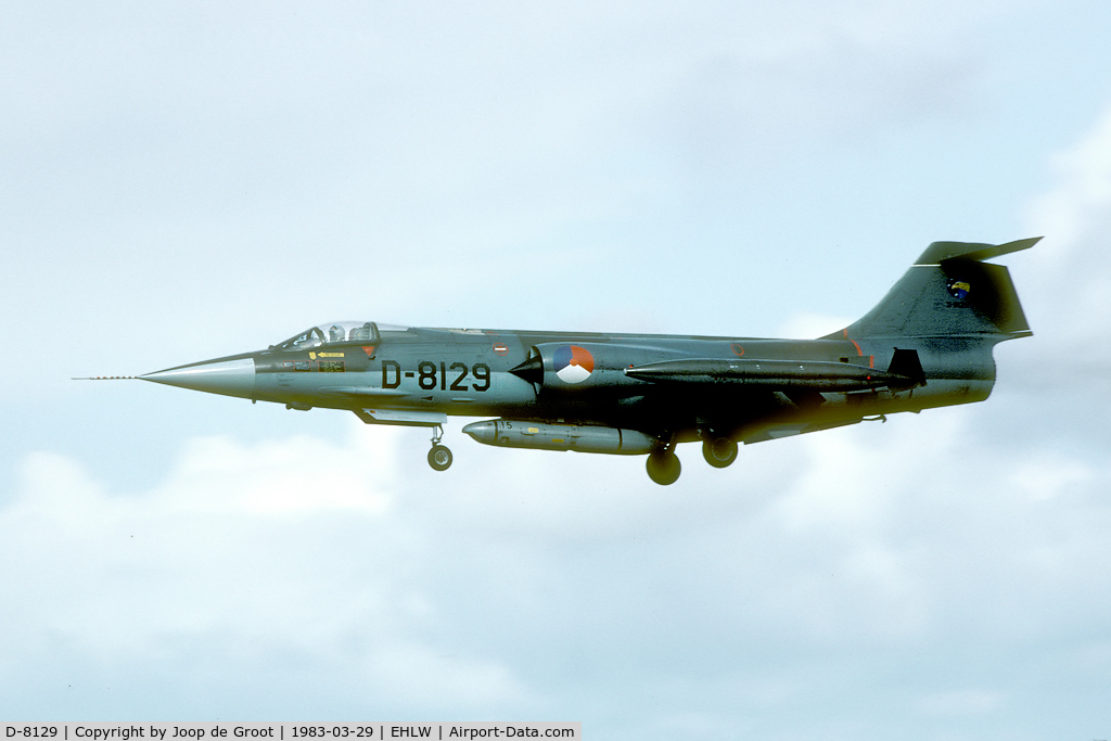 D-8129, Lockheed RF-104G Starfighter C/N 683-8129, Participant of the 1983 Tacpol exercise.