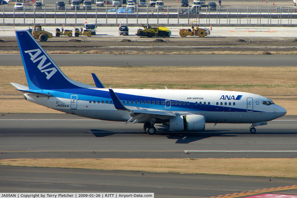 JA05AN, 2006 Boeing 727-781 C/N 33875, ANA B737 at Haneda