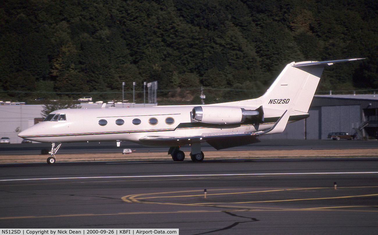 N512SD, 1973 Grumman G1159 Gulfstream IISP C/N 130, KBFI