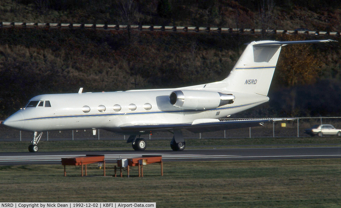 N5RD, 1974 Grumman G1159 Gulfstream II C/N 142, KBFI