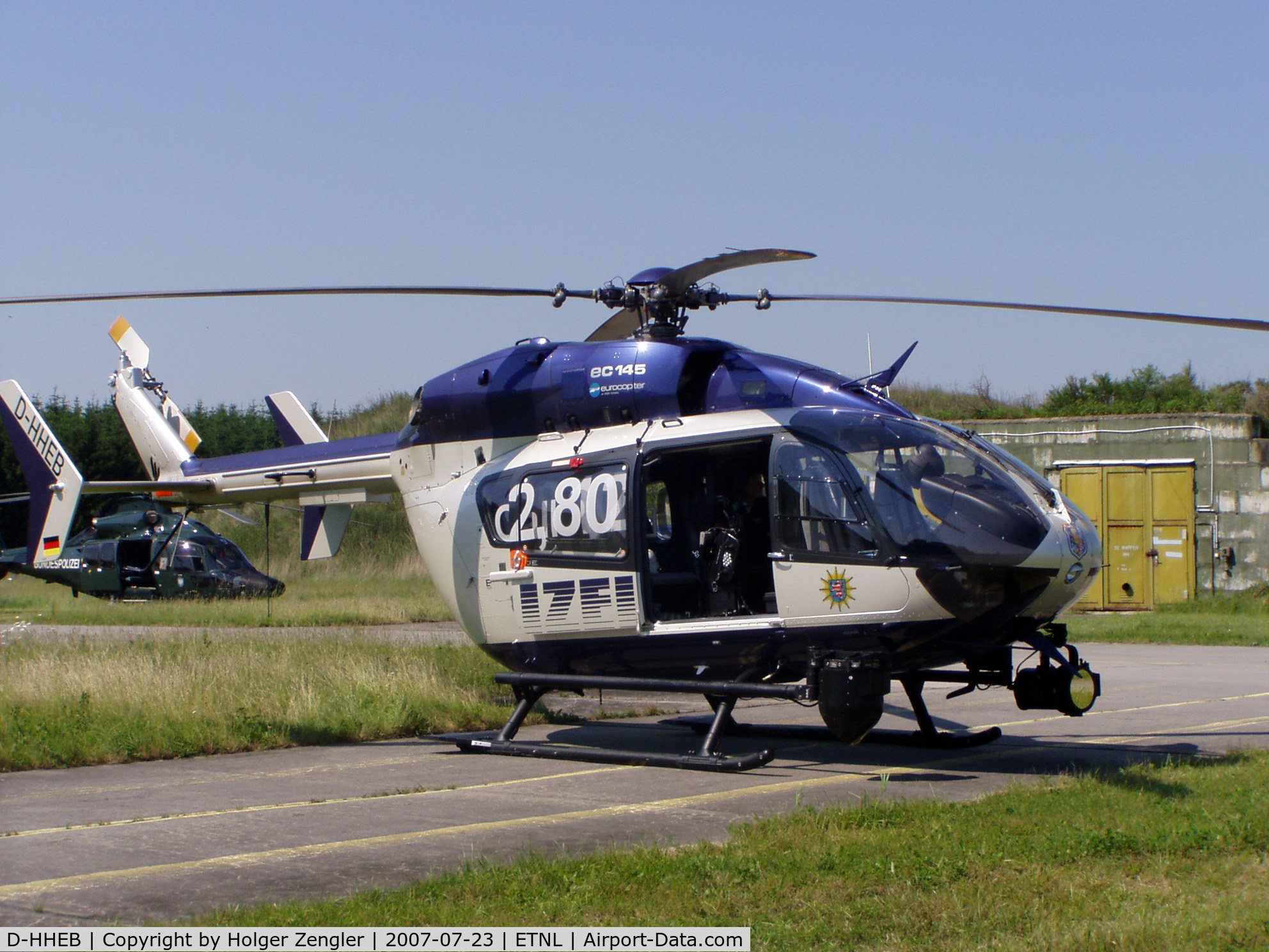D-HHEB, 2005 Eurocopter-Kawasaki EC-145 (BK-117C-2) C/N 9070, German police heli