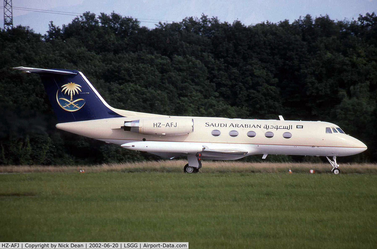HZ-AFJ, 1977 Grumman G-1159 Gulfstream II-TT C/N 203, LSGG