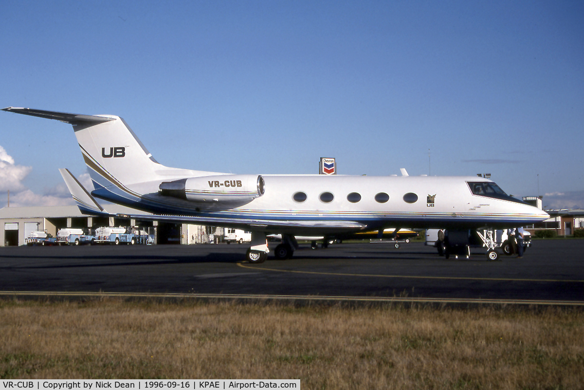 VR-CUB, 1977 Grumman G1159 Gulfstream IIB C/N 207, KPAE