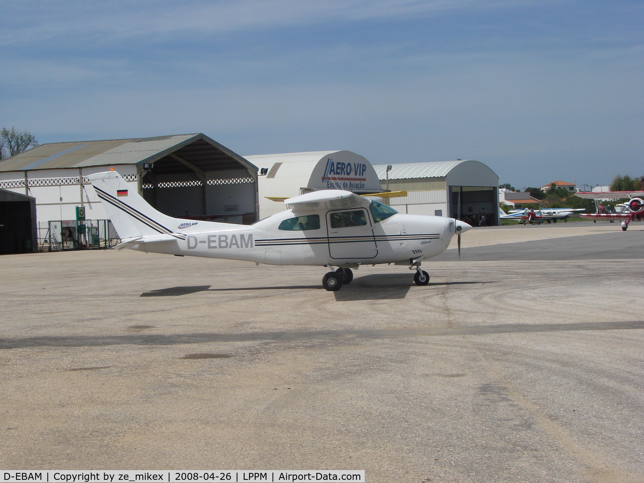 D-EBAM, Cessna 210L Centurion C/N 21061120, cessna 210 from aerovip at Portimao air festival