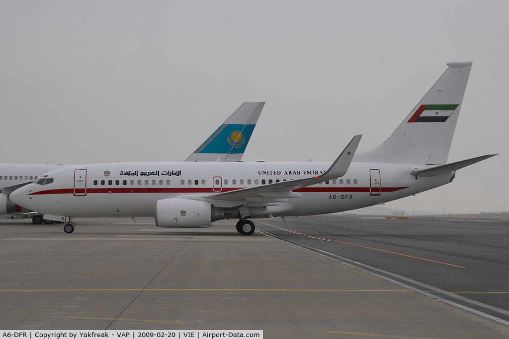 A6-DFR, 2001 Boeing 737-7BC C/N 30884, UAE Government Boeing 737-700