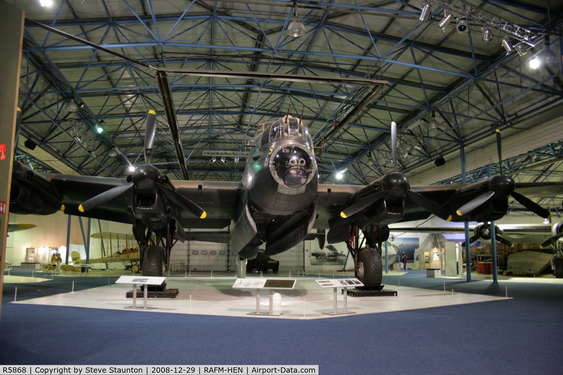 R5868, Avro 683 Lancaster B1 C/N Not found R5868, Taken at the RAF Museum, Hendon. December 2008