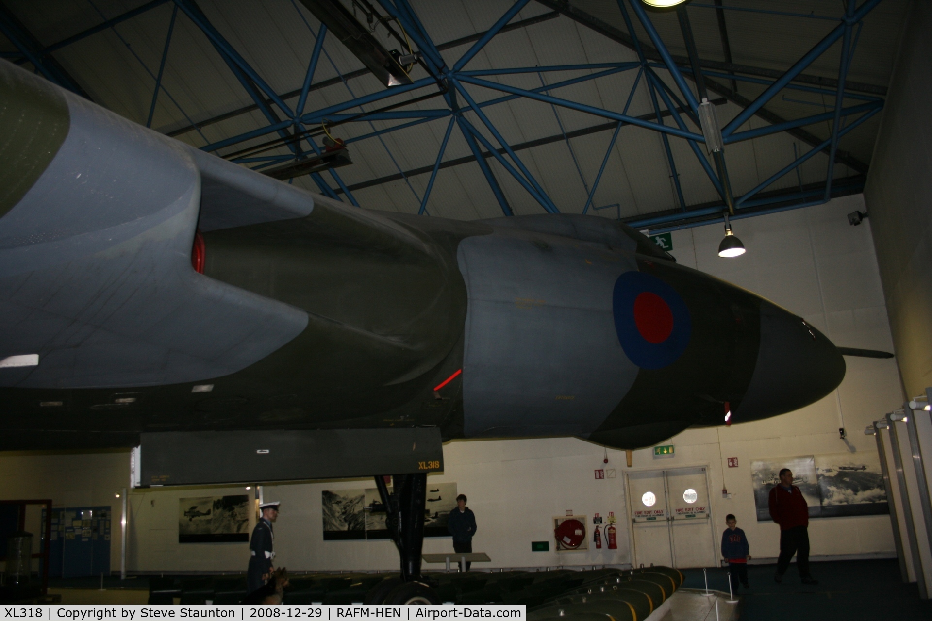 XL318, 1961 Avro Vulcan B.2 C/N Set 27, Taken at the RAF Museum, Hendon. December 2008