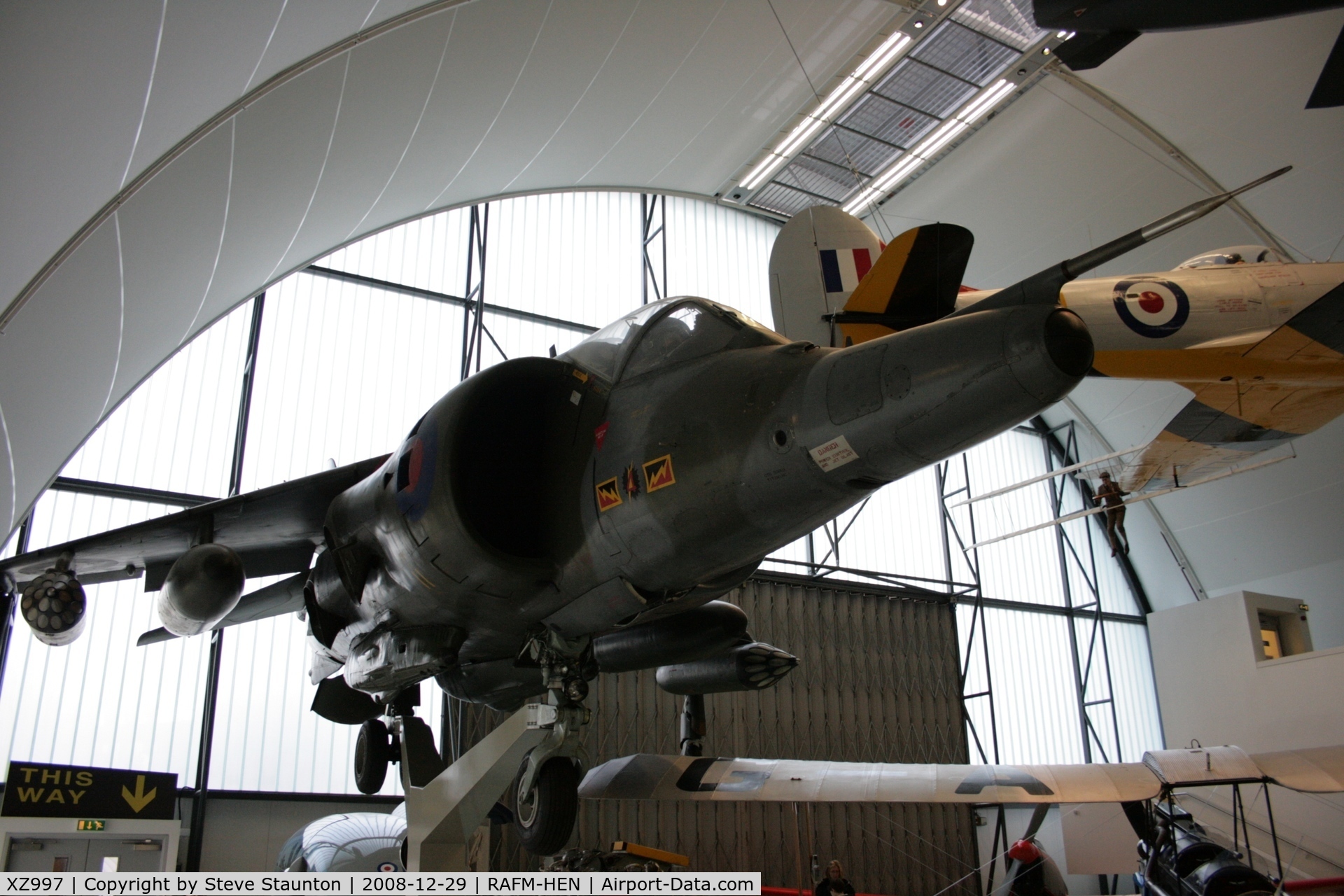 XZ997, British Aerospace Harrier GR.3 C/N 712220, Taken at the RAF Museum, Hendon. December 2008