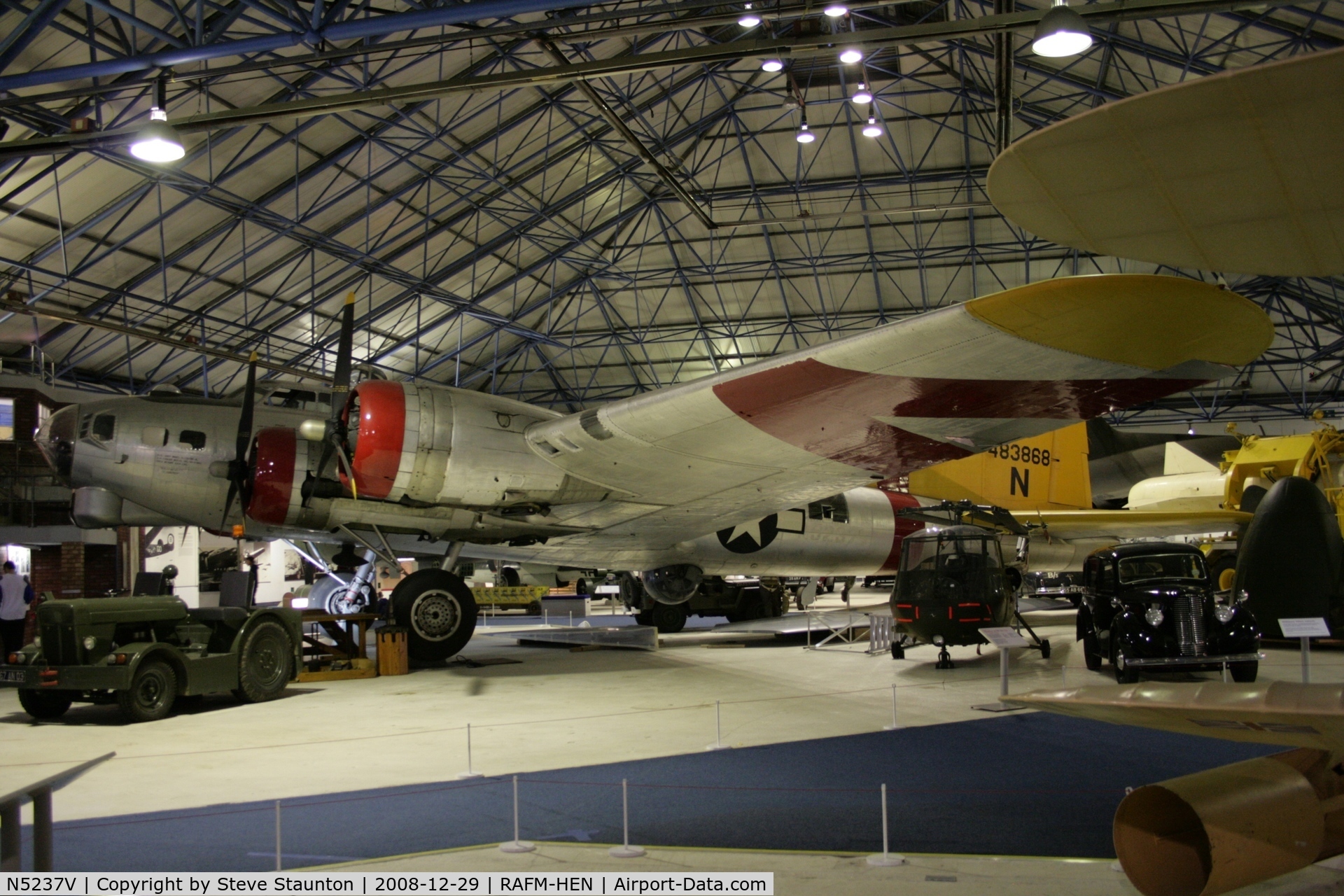 N5237V, 1945 Boeing B-17G Flying Fortress C/N 32509, Taken at the RAF Museum, Hendon. December 2008