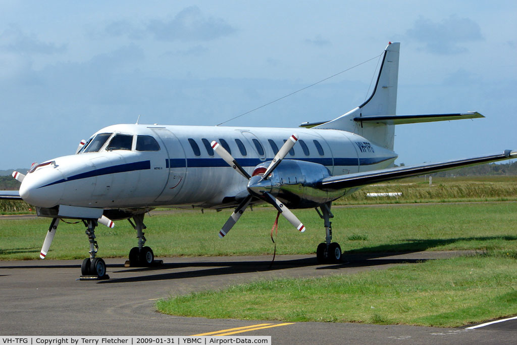 VH-TFG, 1982 Fairchild SA-227AC Metro III C/N AC-504, Metro at Maroochydore