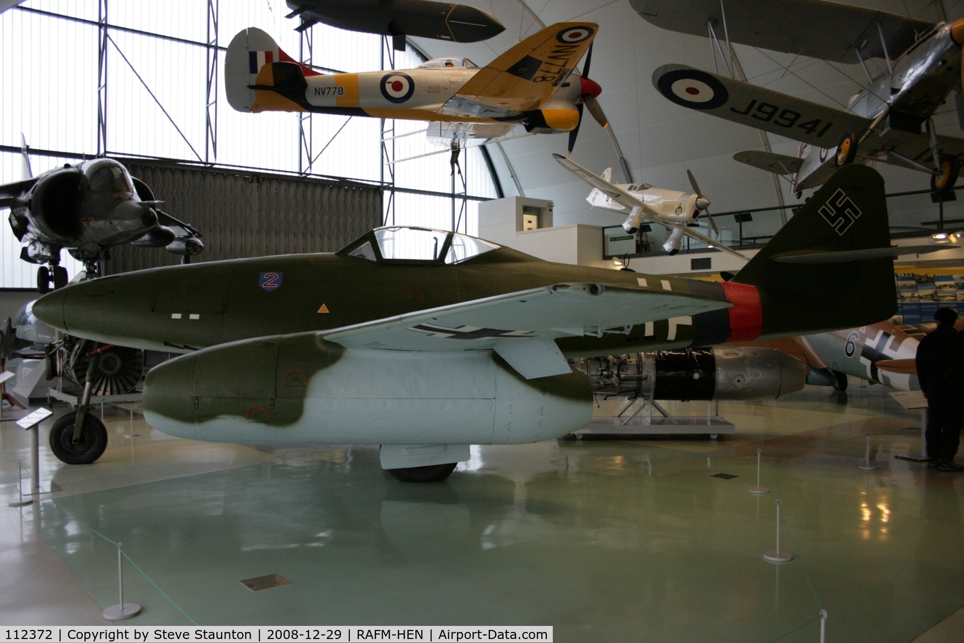112372, Messerschmitt Me-262A-2a Schwalbe C/N 112372, Taken at the RAF Museum, Hendon. December 2008