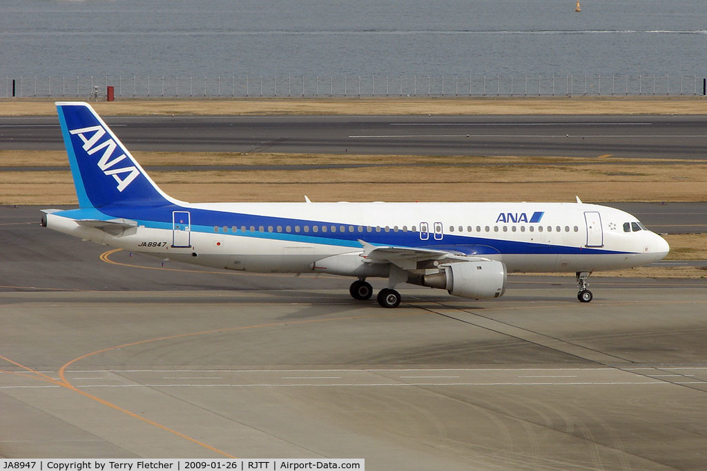 JA8947, 1997 Airbus A320-211 C/N 0685, ANA A320 at Haneda