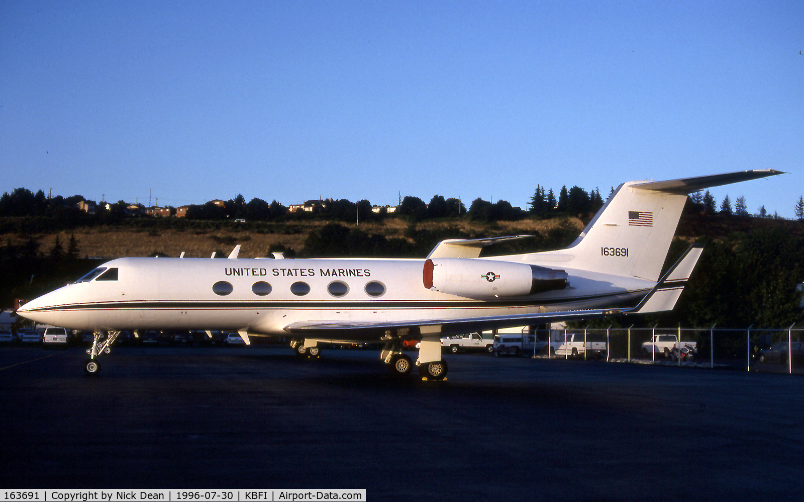 163691, Gulfstream Aerospace C-20D (Gulfstream III) C/N 480, KBFI